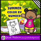 Summer Color By Number Pages (Picnic Edition)