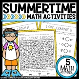 Summer Math | Summer "I Spy" | Summer Activity