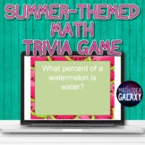 Summer Math Trivia Game