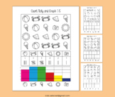 Summer Math Worksheet Count and Graph Tally Activities Num