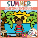 Summer Math Phonics Letters and Literacy Center Activities