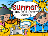 Summer Math and Literacy Centers {CCSS}