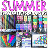 Preview of Summer Math and Literacy Centers Preschool | Getting Ready for Kindergarten