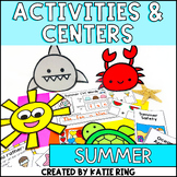 Summer Math and Literacy Centers and Activities -  Ocean A