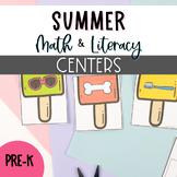Summer Math and Literacy Centers for Preschool