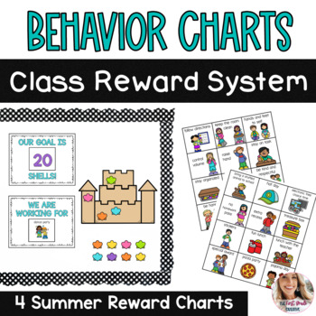 Reward Squares: Visual Behavior Management Chart (Blue) by Michele