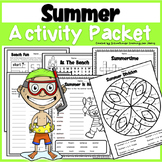 Summer Mazes Puzzles and More Activity Packet