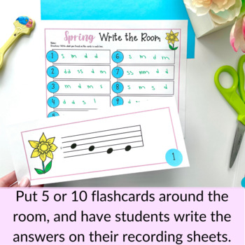 Summer Melody Write the Room BUNDLE for Solfege Patterns for Music Lessons