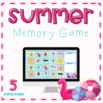 Summer Memory Game by Miss Ale's Creative Class | TPT