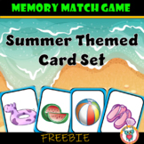 Summer Memory Match Card Game - FREE