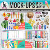 Summer Mockups Movable Elements Scene Creator for Teacherpreneurs