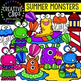 Summer Monsters: Summer Clipart {Creative Clips Clipart}