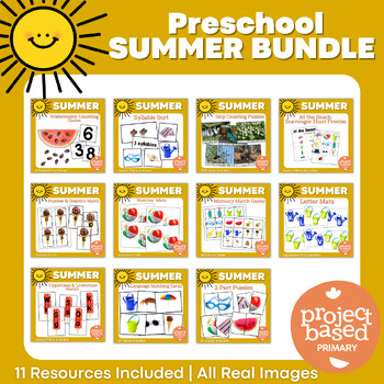 Preview of Summer Montessori Printables Bundle!