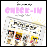 Summer Morning Google Slides | Daily Emotions Check In | M