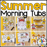 Summer Morning Tubs for 1st Grade - June/July Morning Work