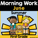 Preview of Summer Morning Work {1st Grade} PDF & Digital Ready!