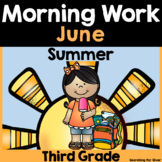 Summer Morning Work {3rd Grade} PDF & Digital Ready!
