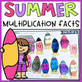 Summer Math Activities - Multiplication Facts Practice