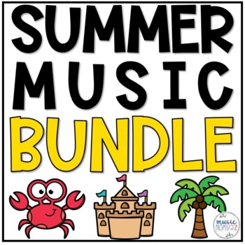 Preview of Summer Music Activities BUNDLE