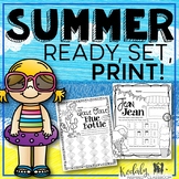 Music Worksheets for Summer {Ready Set Print}