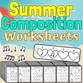 Summer Music Worksheets | Summer Composition Activities