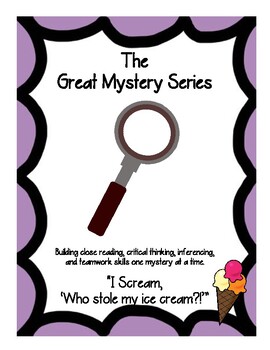 Preview of Summer Mystery Inference Center