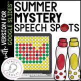 Summer Mystery Speech Spots Articulation Activity with Goo