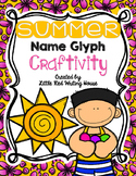 Summer Name Glyph Craftivity