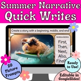 Summer Narrative Writing Picture Writing Prompts for Daily