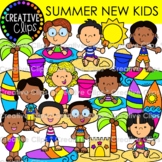 Summer New Kid Clipart {Summer Clipart}