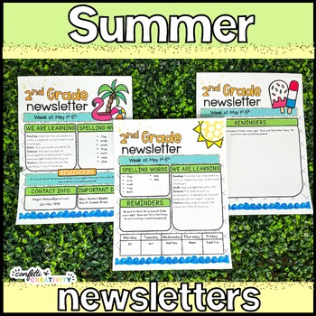 Preview of Summer Newsletter Templates