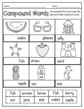 summer no prep math and literacy printables for first