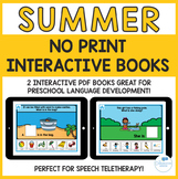 Summer No Print Digital Interactive Books ESY