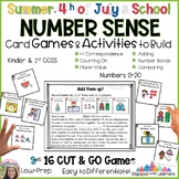 Summer Number Sense Games & Activities | Kindergarten | 1s