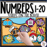 Summer Number Sense a Number Matching Activity for numbers 1 - 20