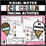 Summer OT Visual Motor Tracing - ICE CREAM