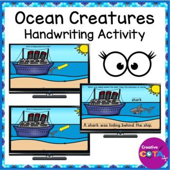 Preview of Occupational Therapy Summer Handwriting Practice & Visual Perception Activity