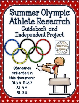 Preview of 2021 Summer Olympic Athlete Research - Independent Study Project and Booklet
