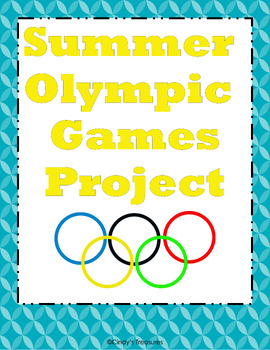 Preview of Summer Olympic Games Research Project