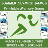 Summer Olympics Memory Game | 7 Printable Versions