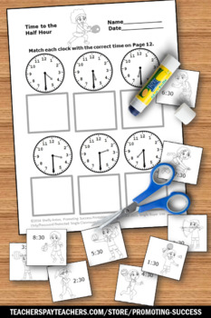 telling time distance learning packet math printable