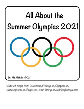 Summer Olympics - 2021 by Speech with Ms Michelle | TPT