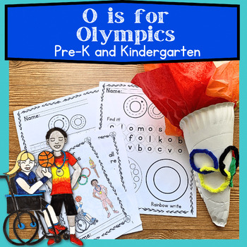 Preview of Summer Olympics 2024 Emergent Reader (Pre-K and K) Decodable & Letter O Practice