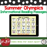 Summer Olympics 2024  Informational Reading Comprehension 