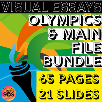 Preview of Summer Olympics 2024 Summer Games project end of the year middle school ela