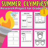 Summer Olympics! An Exciting Research Project for Grades 1-4
