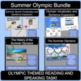 Summer Olympics Bundle for Speech Therapy and Special Education
