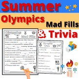 Summer Olympics Mad Fills Writing Prompt and Trivia Activity