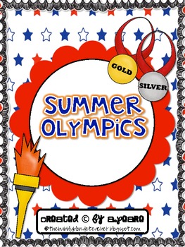 Preview of Summer Olympics~ Math, Literacy, and Writing Unit