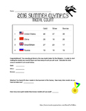 Summer Olympics Medal Math - Addition, Subtraction and More